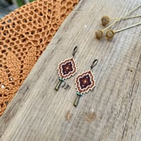 Image 1 of Thicket earrings - Desert no.1