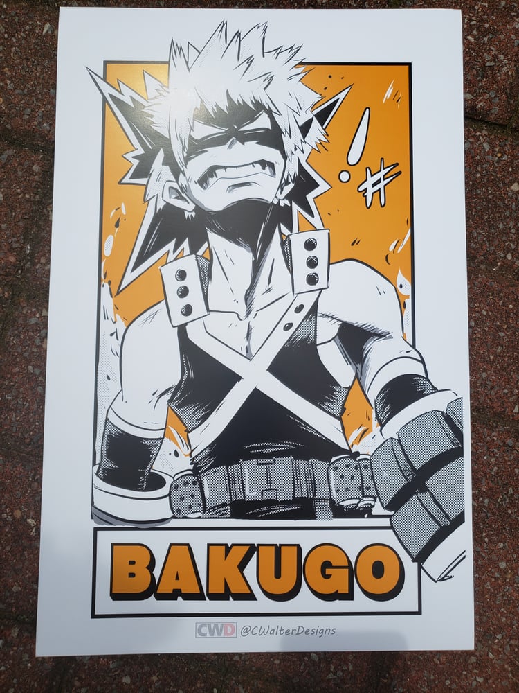 Image of Bakugo Poster Print