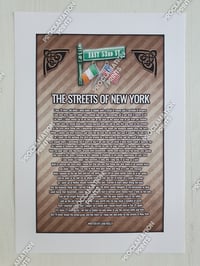 Image 1 of The Streets of New York A3 Print (Unframed).