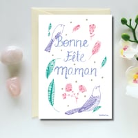 Greeting Card *Bonne Fête Maman*