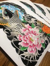12x16 Koi Half Sleeve Print