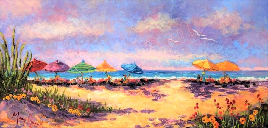 Image of Beach Memories by Mary Rose Holmes