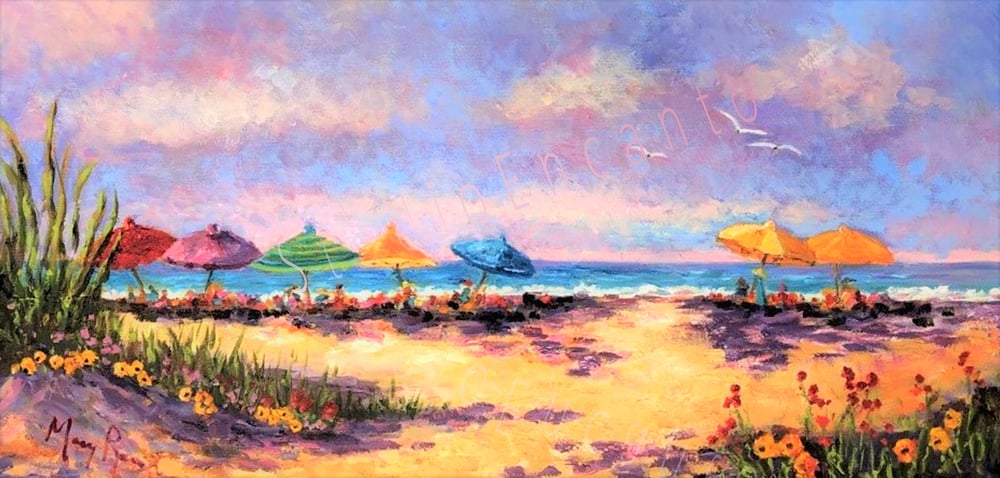 Image of Beach Memories by Mary Rose Holmes