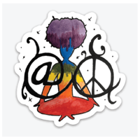 Limited Edition "At Peace" Sticker or Magnet