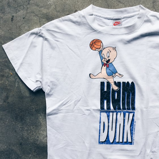 Image of Original 1992 Nike Air Jordan Porky Ham Dunk Tee.