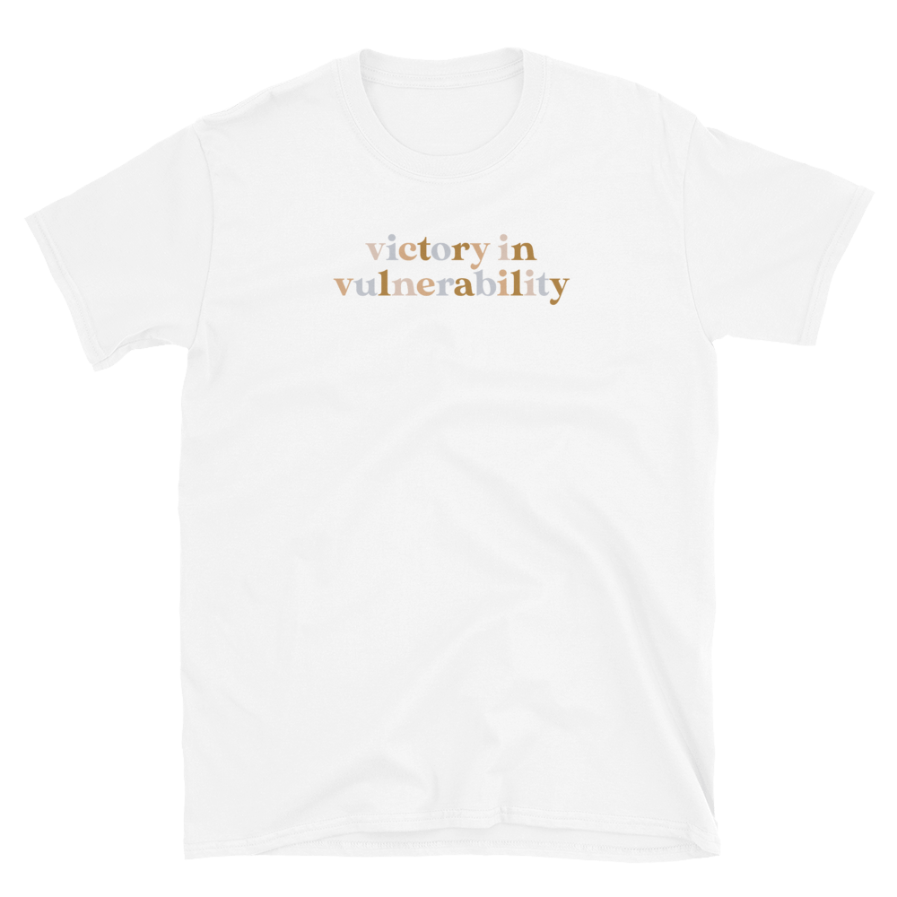 Image of Colorful Victory in Vulnerability Tee