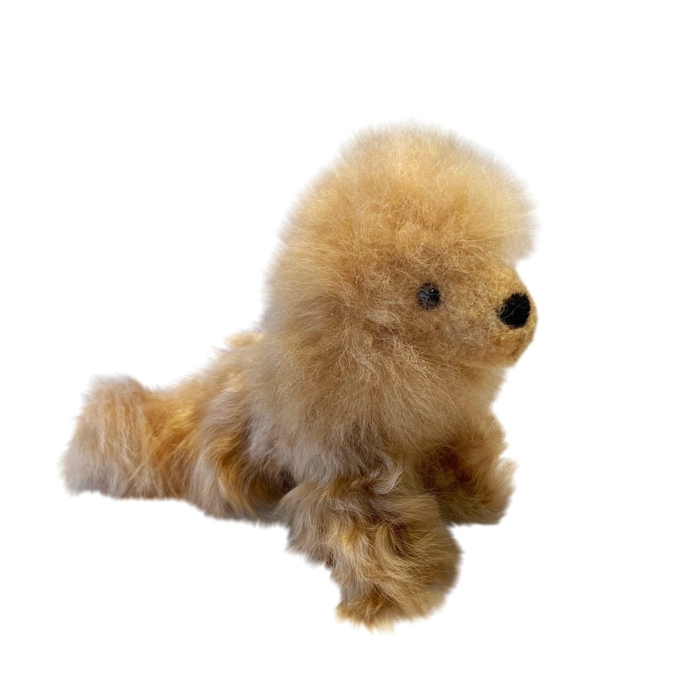 Image of Small STUFFED ALPACA Lion