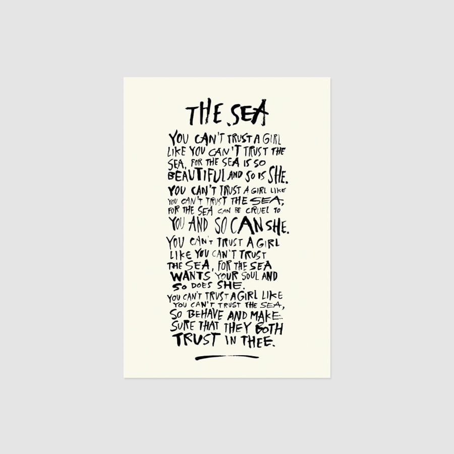 Image of THE SEA Card