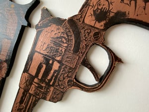 Image of Oversized Toy Revolvers by Charlie Evaristo-Boyce