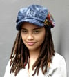 Jah Roots Hats With Beak (Jeans Patch & Graffiti)