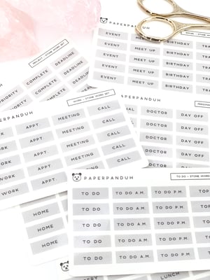 Image of Mini Transparent Word Sets