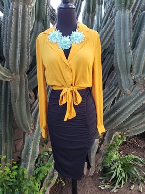 Image of Katerin Blouse (mustard)