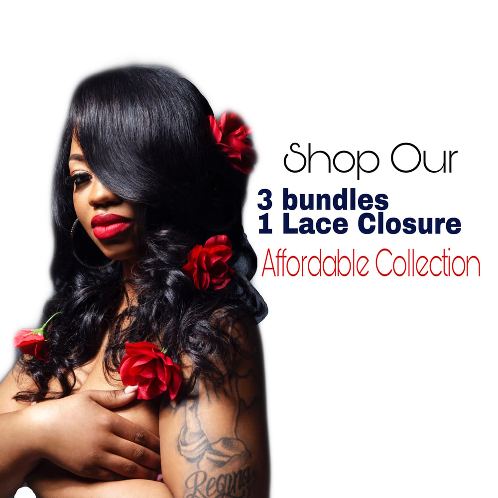 Image of Brazilian 3 Bundles 1 Closure