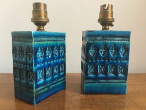 Pair of Bitossi lamps