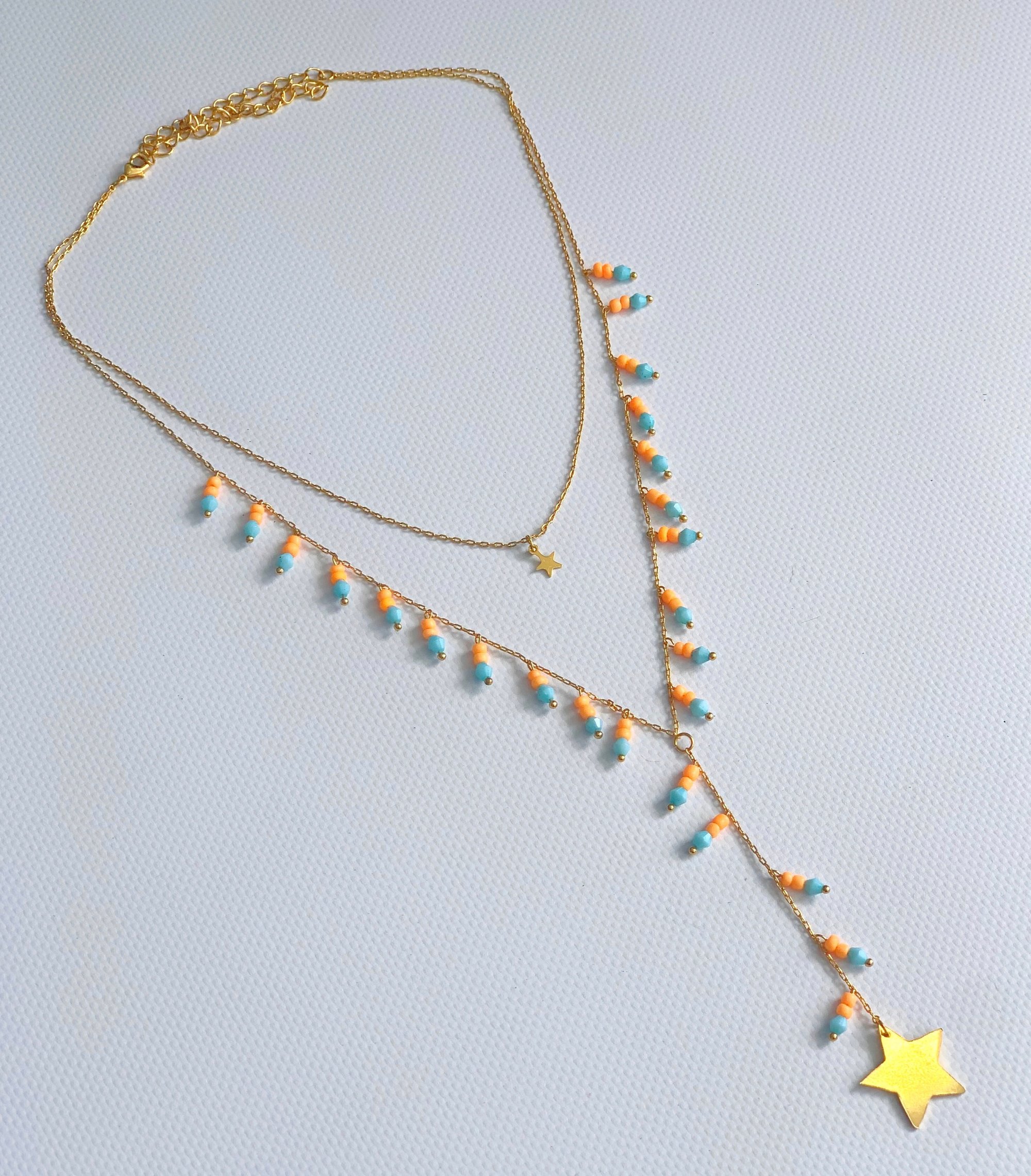 Image of Star Double Necklace 