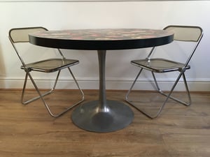 1970’s floral tulip table