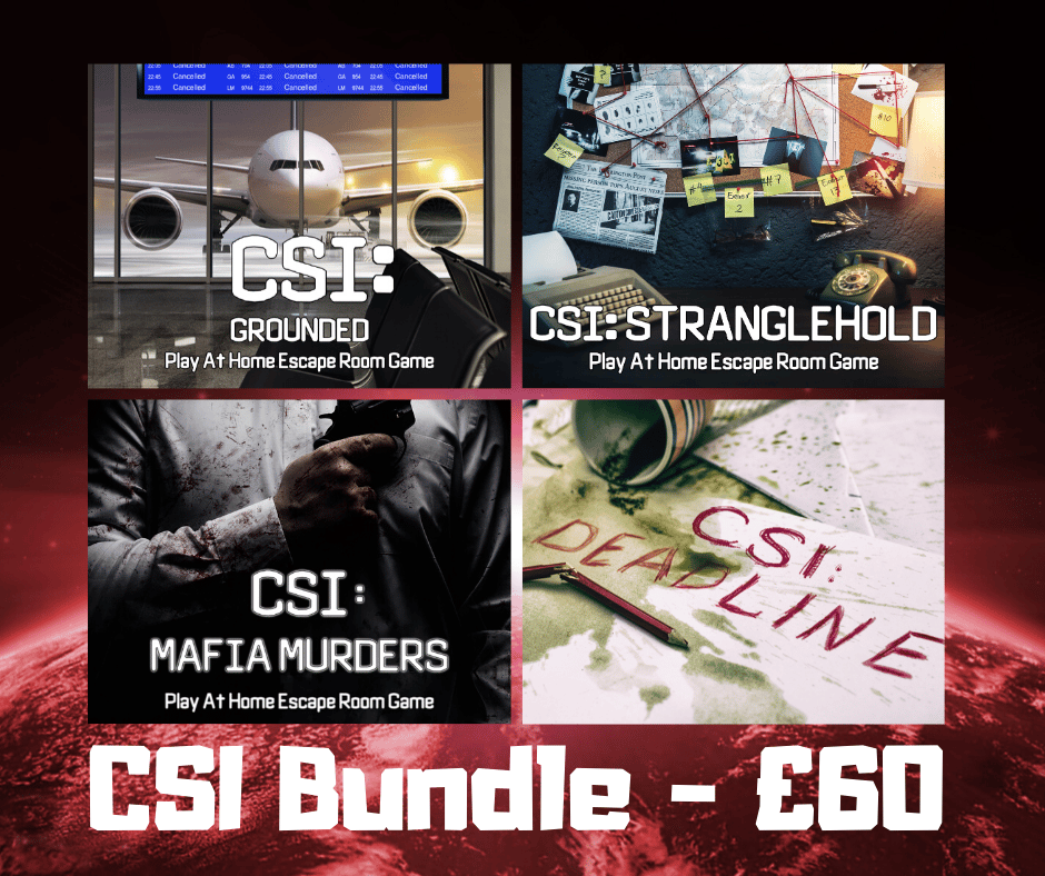 Image of CSI Online Escape Room - 4 Pack