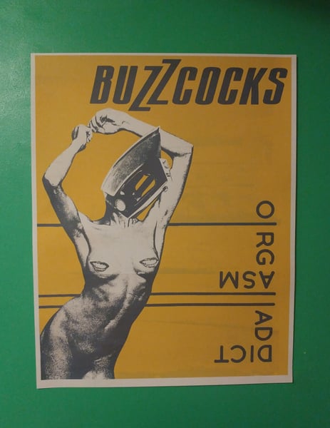 Image of Buzzcocks orgasm Addict poster 22x28