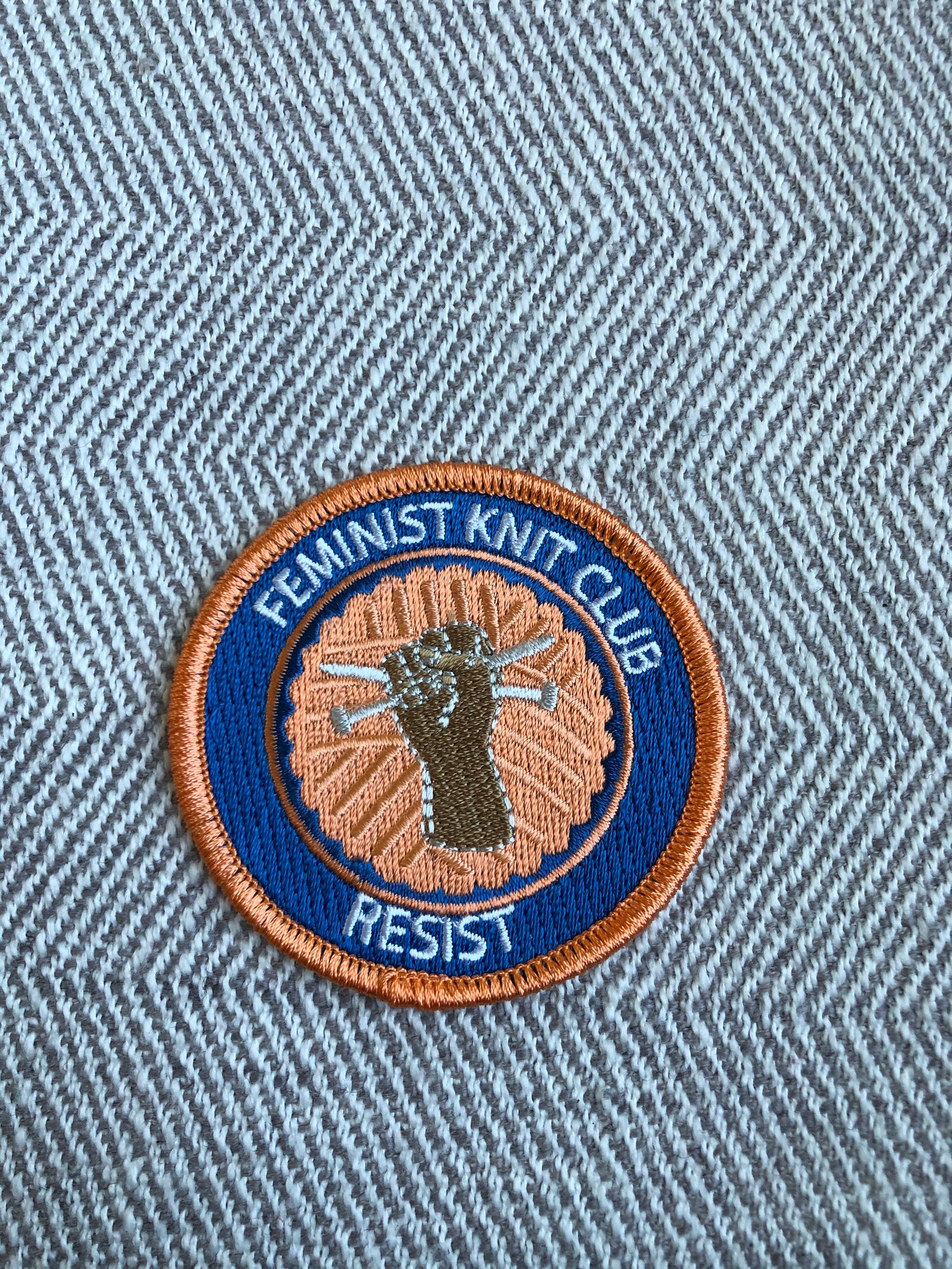 Image of Feminist Knit Club Badge