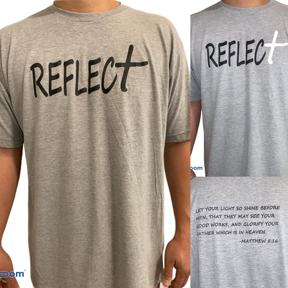 Image of Reflect Tshirt in Grey