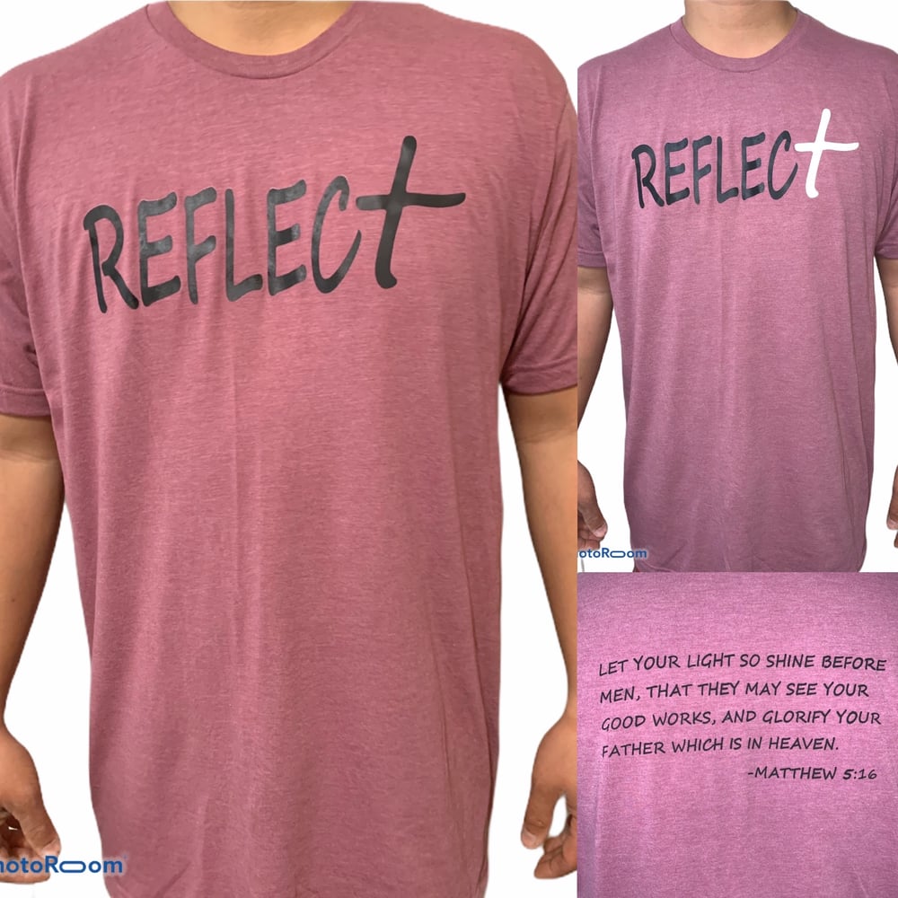 Image of Reflect Tshirt in Purple 