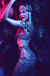 Signed Print - Neon pin up