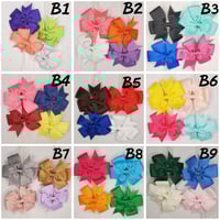 Image 2 of Hair Bows w/Clips (4PCS)