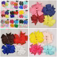 Image 4 of Hair Bows w/Clips (4PCS)