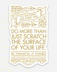 Image 2 of Dig Deep Sticker