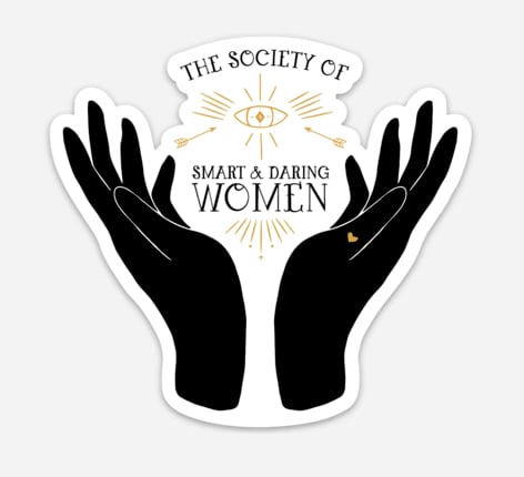 Smart and Daring Women Sticker