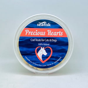 FOR PETS - PRECIOUS HEARTS®  6x80g - Dried Cod for Cats & Dogs