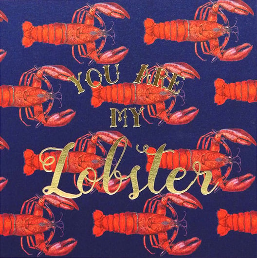 Image of You Are My Lobster Card