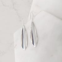 Silver Leaf Earrings