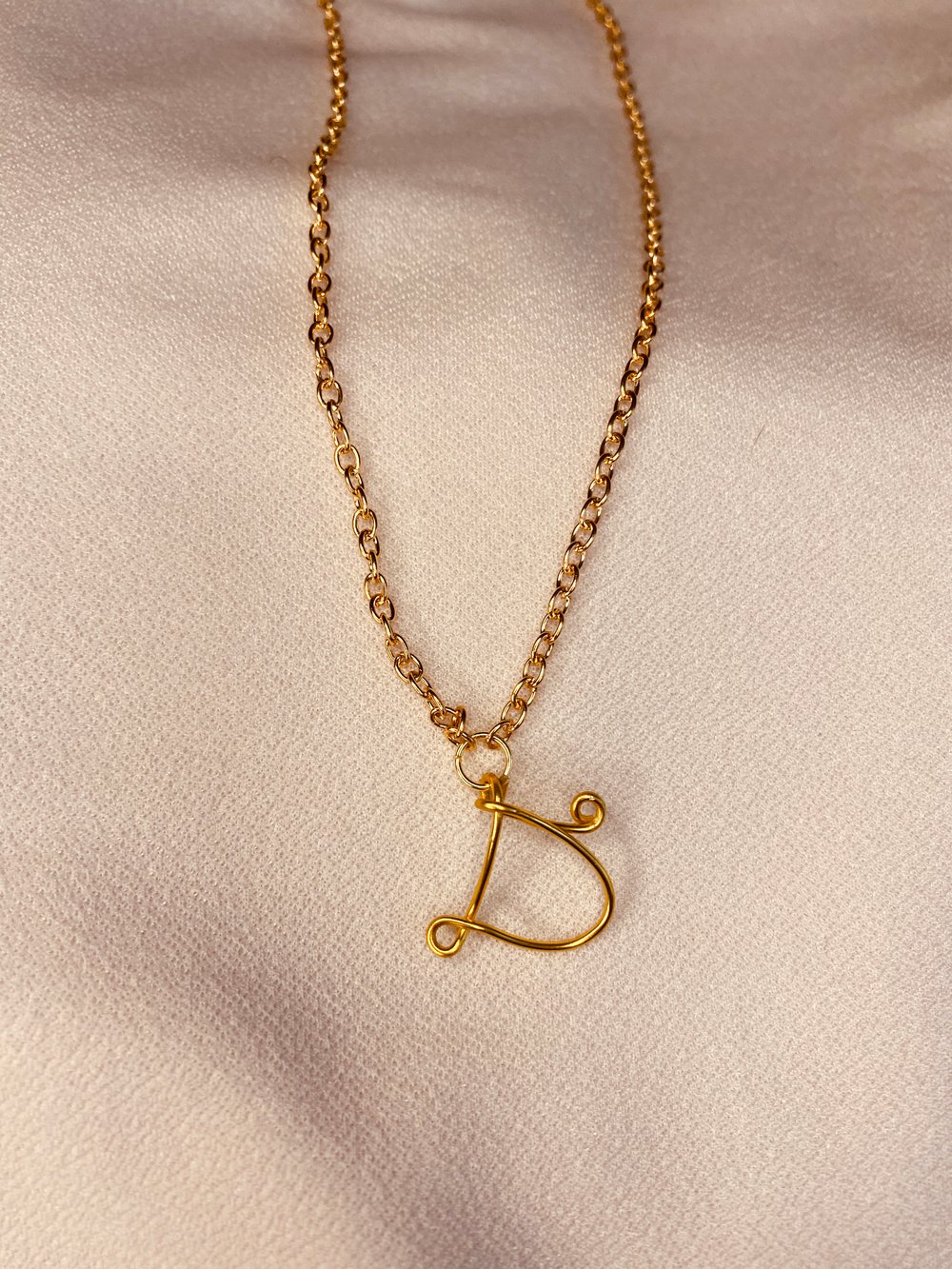 Image of Personalized Letter Necklace