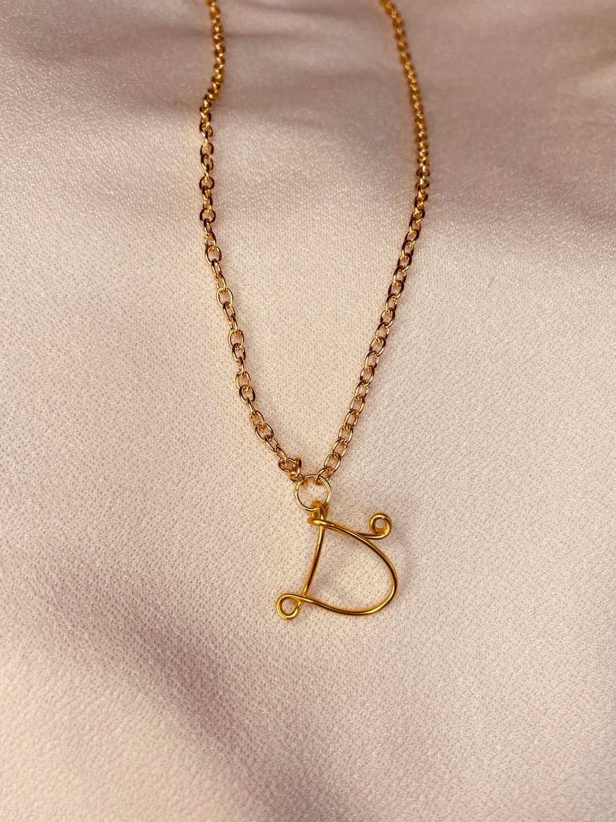 Image of Personalized Letter Necklace