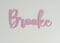 Image of Pastel acrylic script name