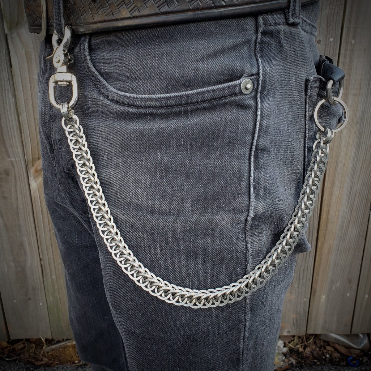 30 Chain W/Spikes Wallet Chain 146 Grams (WALLET_CHAIN005)