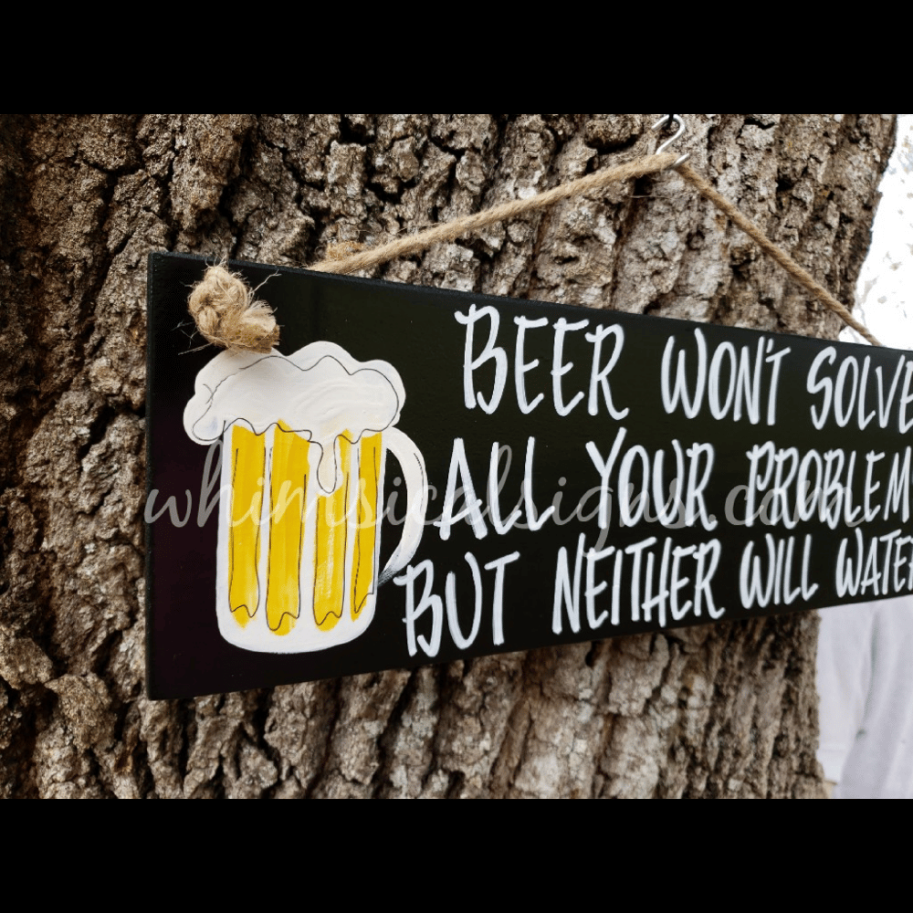 Image of Beer won't solve...