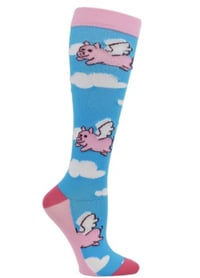 Image 1 of Flying Pigs Fashion Compression Socks 