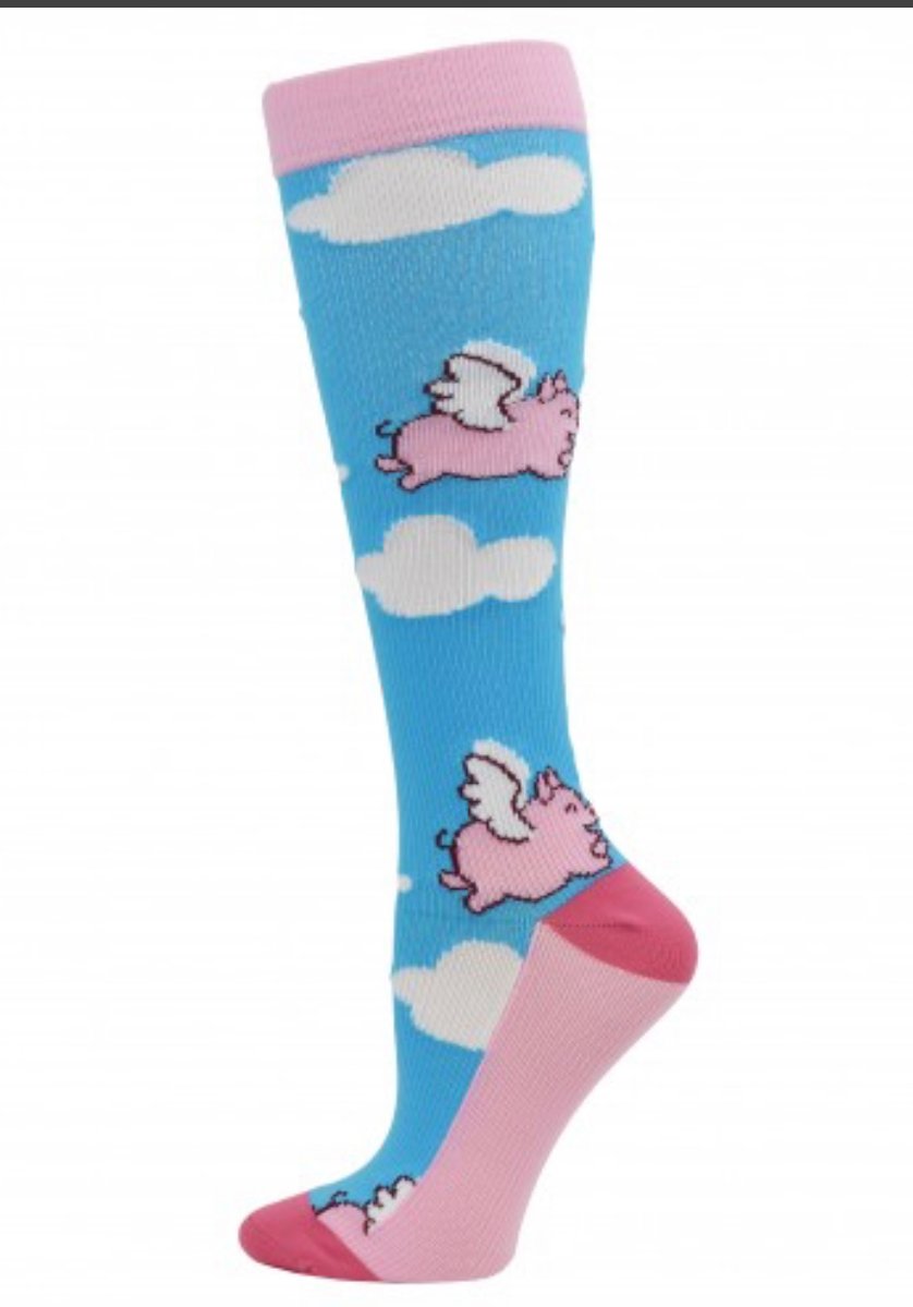 Image of Flying Pigs Fashion Compression Socks