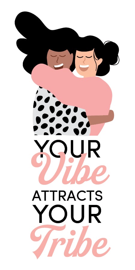 Your Vibe Attracts Your Tribe Sticker