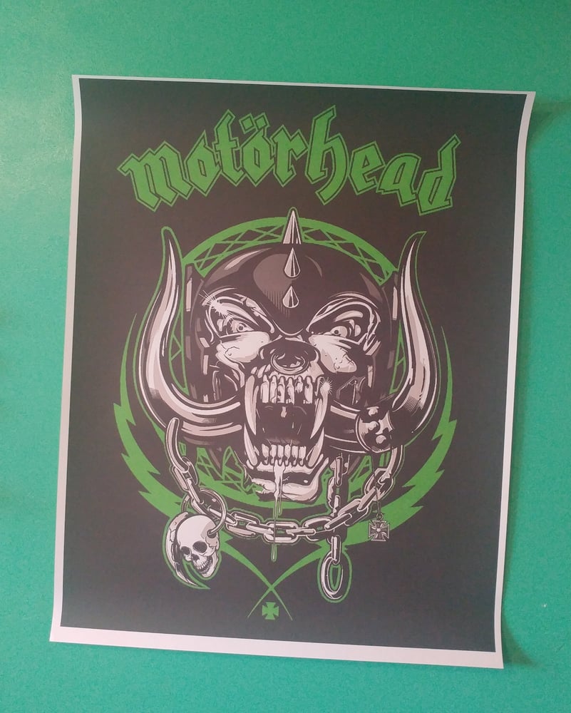 Image of Motorhead colored poster 22x28