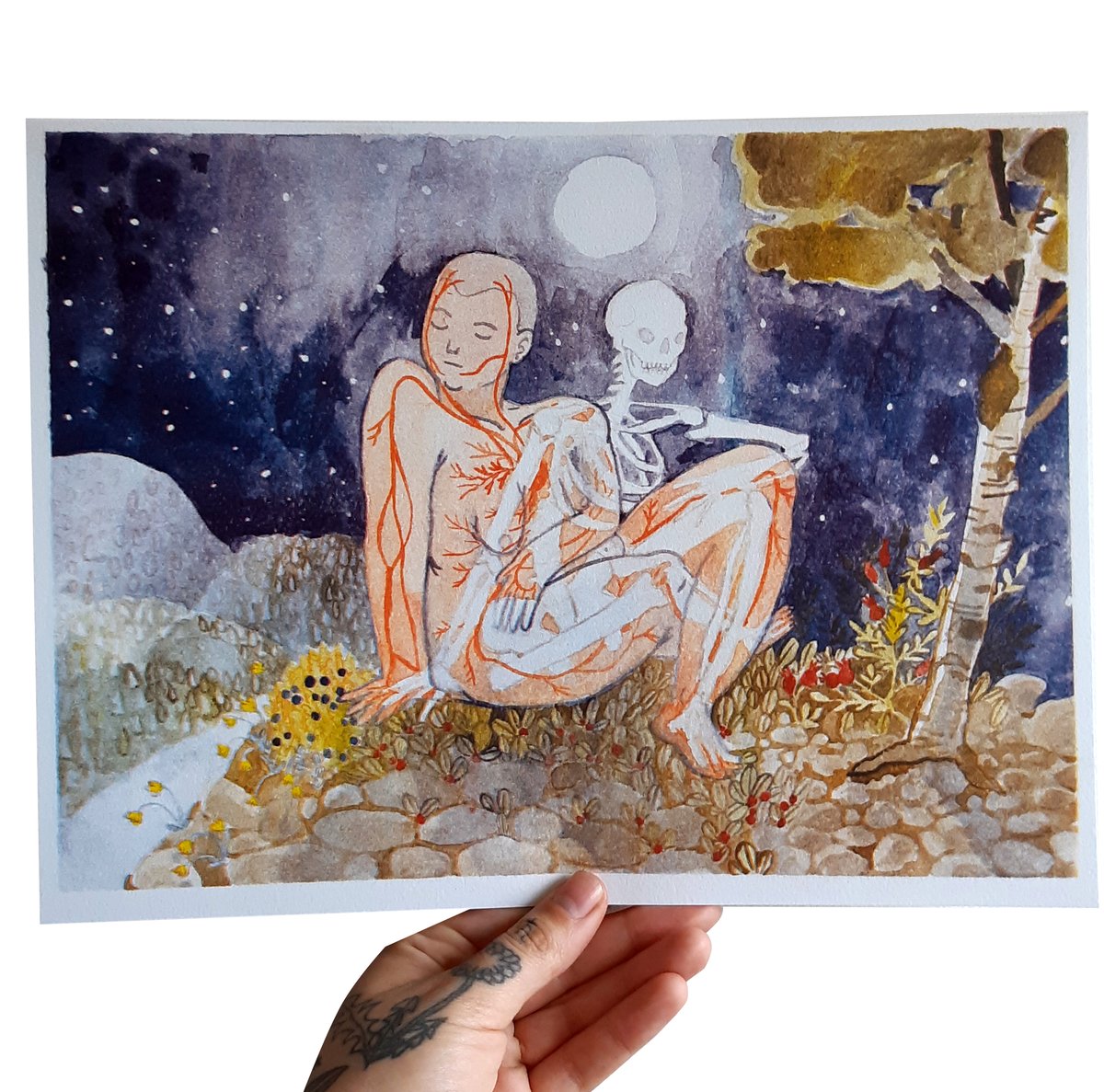 Image of Kim Edgar - The Body Does What It Wants risograph print