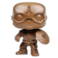 Captain America Wood Deco Pop! Vinyl Figure - Entertainment Earth Exclusive
