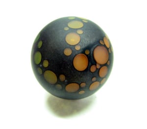 Image of Gold & Silver Dot Planet Sphere