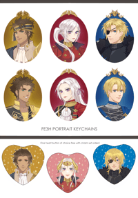 FE3H PORTRAIT KEYCHAINS