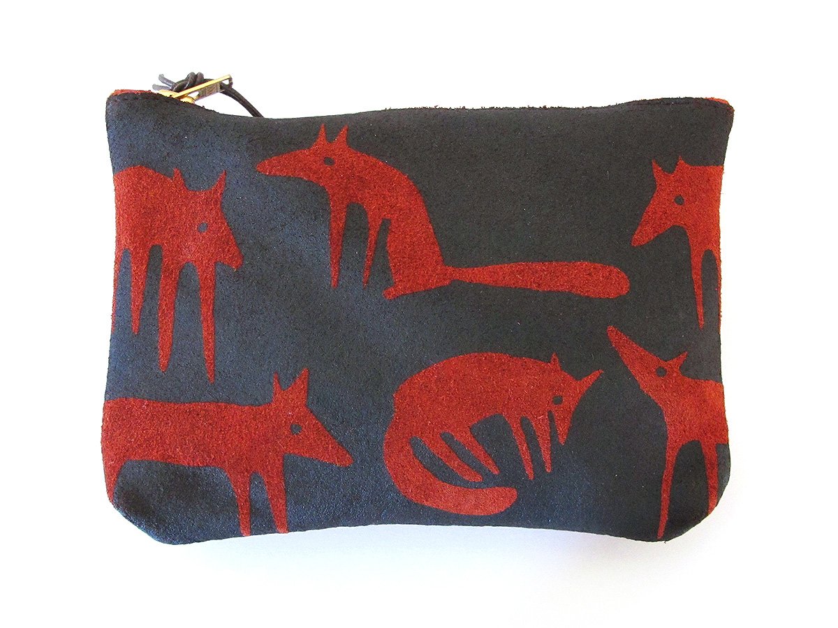 Image of Suede Red Fox Purses