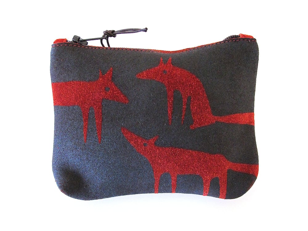 Image of Suede Red Fox Purses