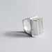 Image of MORPHISM RING — BLACK / SILVER 