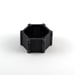 Image of PLATELET RING — BLACK / SILVER